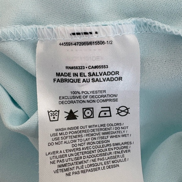 Nike Women's Sky Blue Short Sleeve Tee - Picture 4 of 4